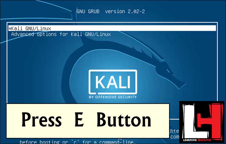 Bypass kali Linux Login without password