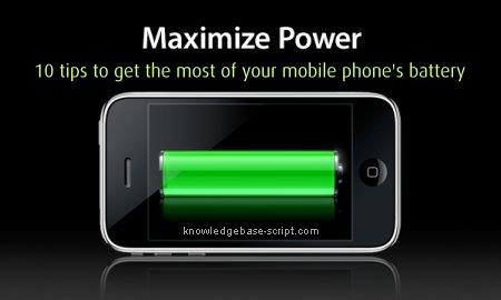 Increase Mobile Battery Lifetime
