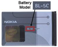 Nokia BL-5C Battery Photo