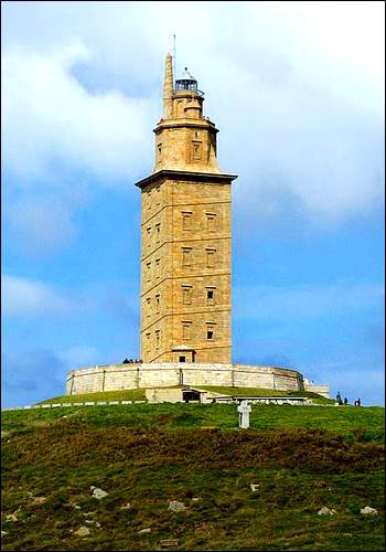 Tower of Hercules in Spain