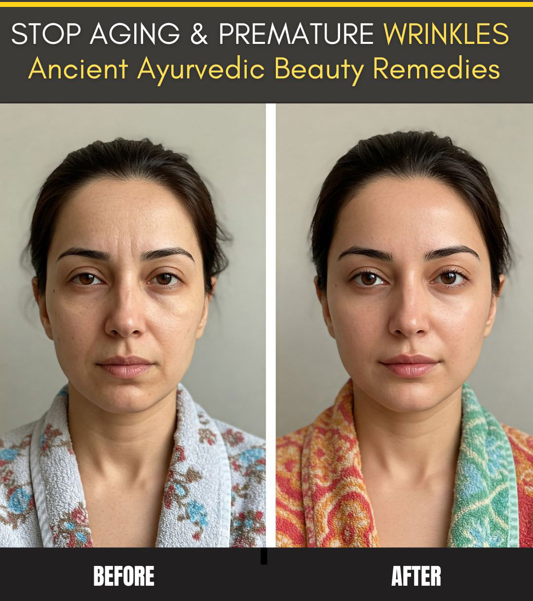 Anti Aging Remedies Before After Effect
