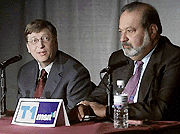 Carlos Slim with Bill Gates