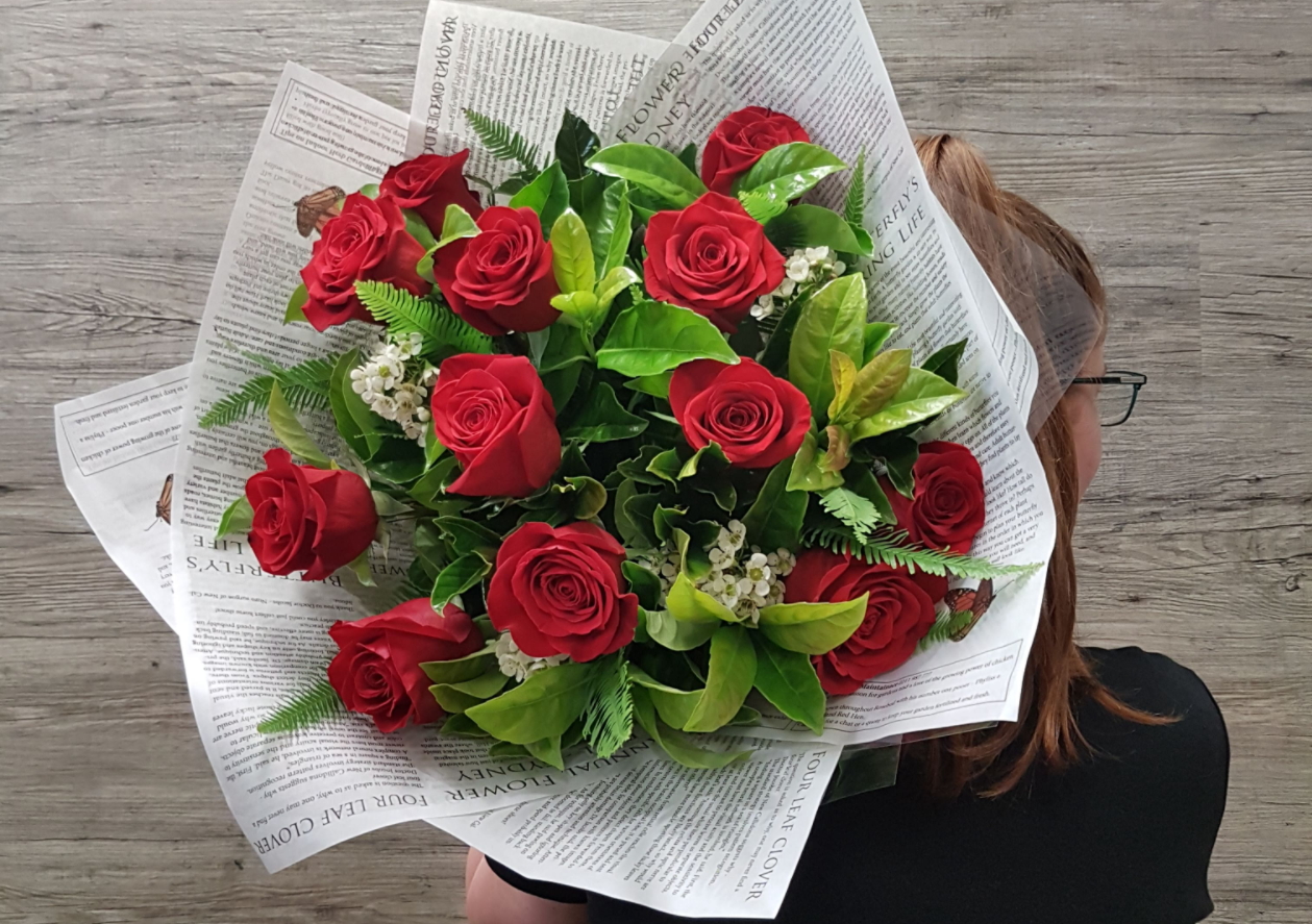 One Dozen Red Roses